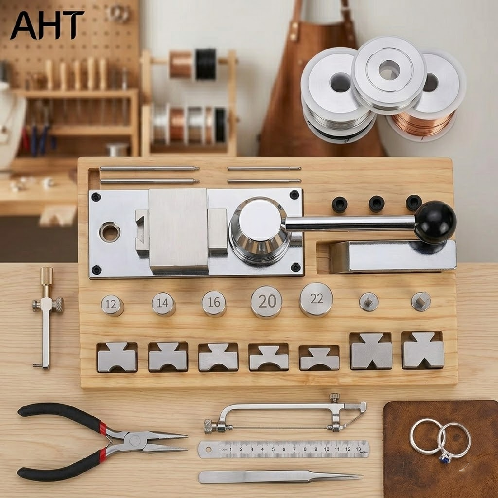 Jewelry Making Kit Professional - AHT Ring Bending Tool Set Professional