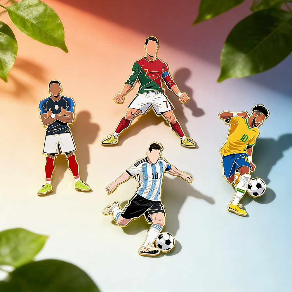 Jewelry Making Kit Professional - 4pcs Football Pin Set Cool Star