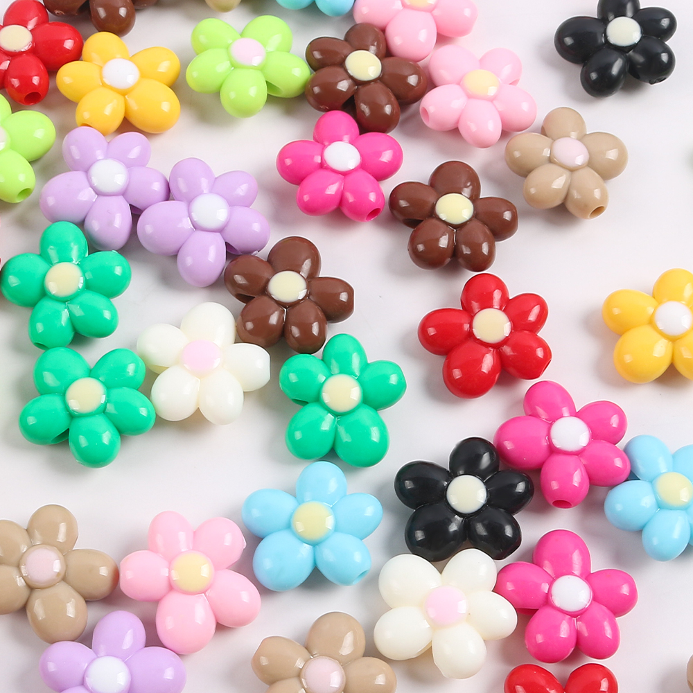 Jewelry Making For 5 Year Old - 5pcs 20mm Colorful Acrylic Beads for