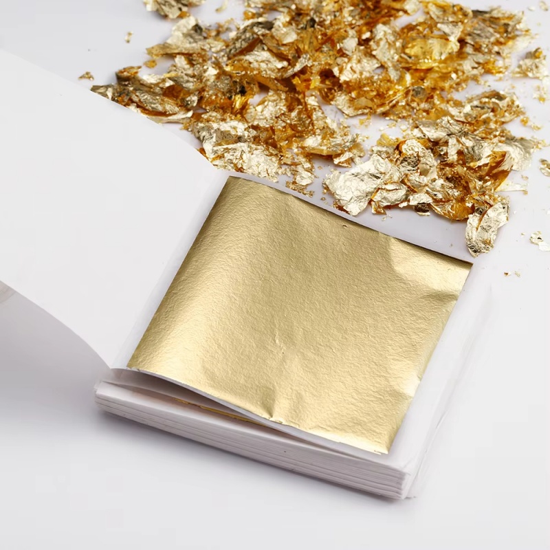 100 Sheets Imitation Gold Foil - Jewelry Making For Birthday Party 리뷰 및 가격