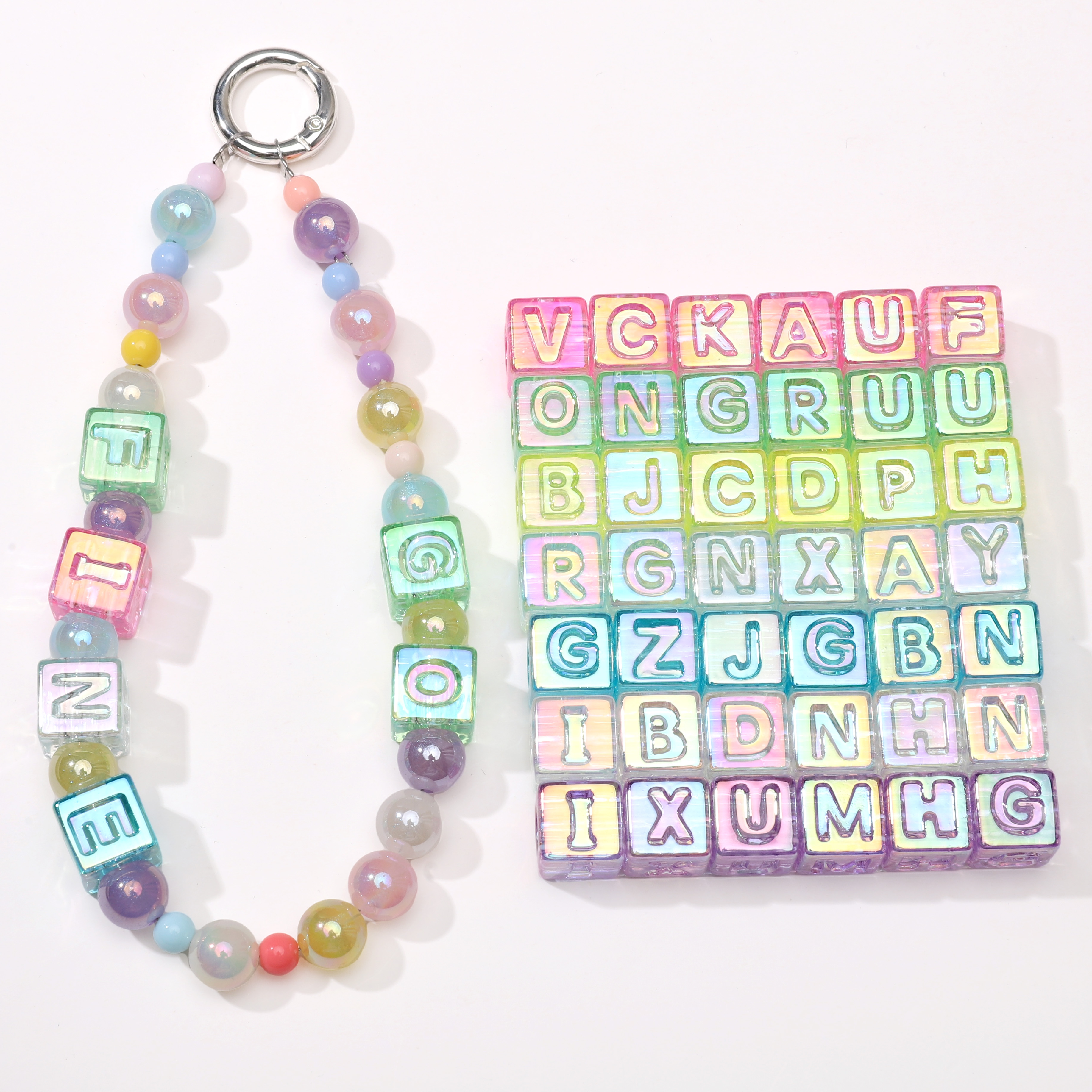 10Pcs beading Colorful Clear L - Jewelry Making For Birthday Party 리뷰 및 가격