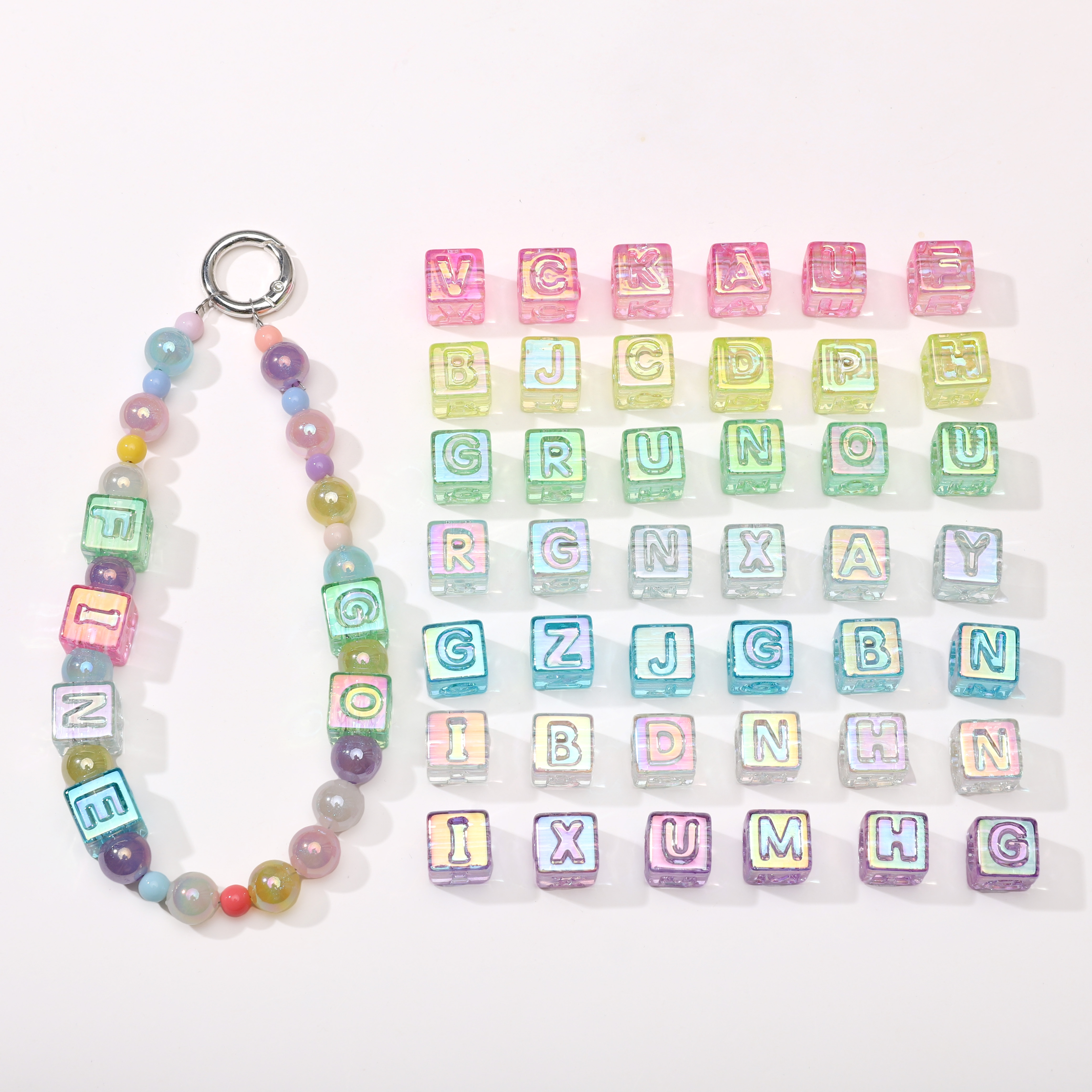 10Pcs beading Colorful Clear L - Jewelry Making For Birthday Party 리뷰 및 가격