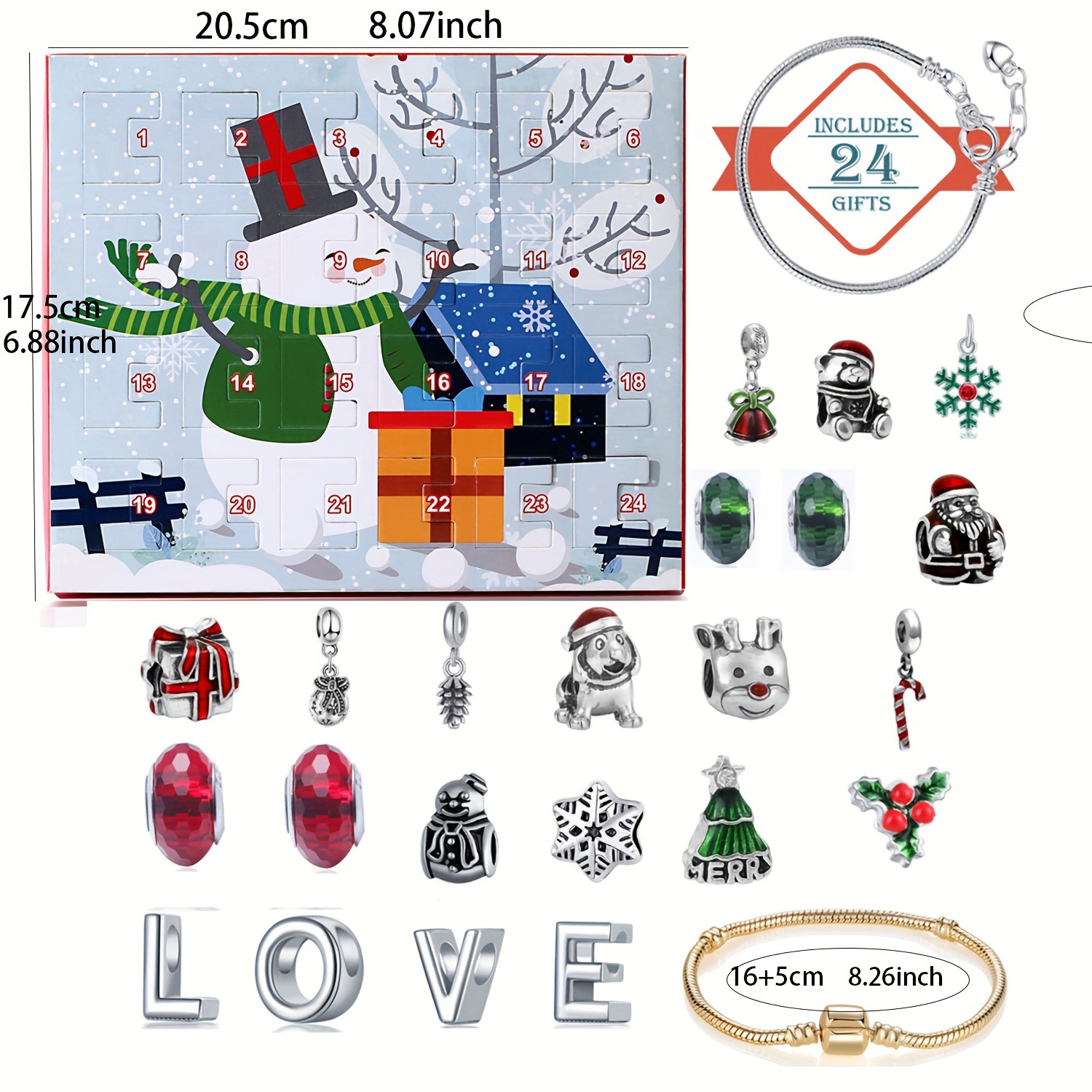 Snowman Christmas Advent Calen - Jewelry Making For Birthday Party 리뷰 및 가격
