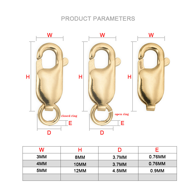 Lobster Clasp 14K Gold Filled  - Jewelry Making Pins 리뷰 및 가격