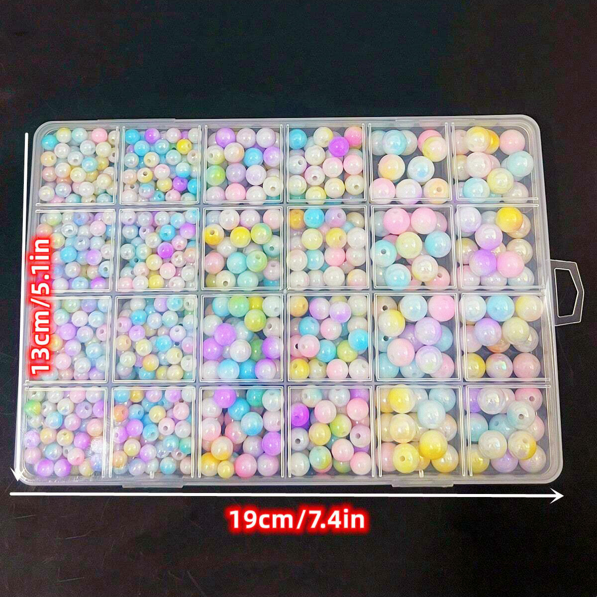 800pcs/24 grid set box 6mm/8mm - Jewelry Making For Birthday Party 리뷰 및 가격