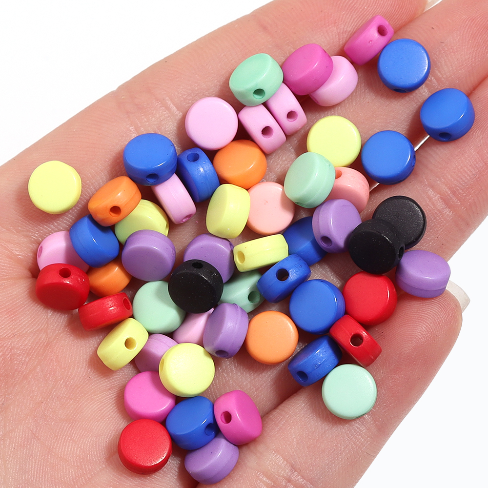 100PCS/Lot Colorful Acrylic Be - Jewelry Making For 5 Year Old 리뷰 및 가격