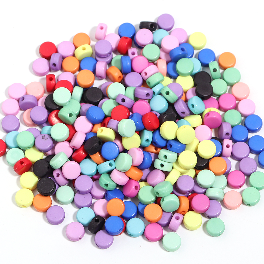 100PCS/Lot Colorful Acrylic Be - Jewelry Making For 5 Year Old 리뷰 및 가격
