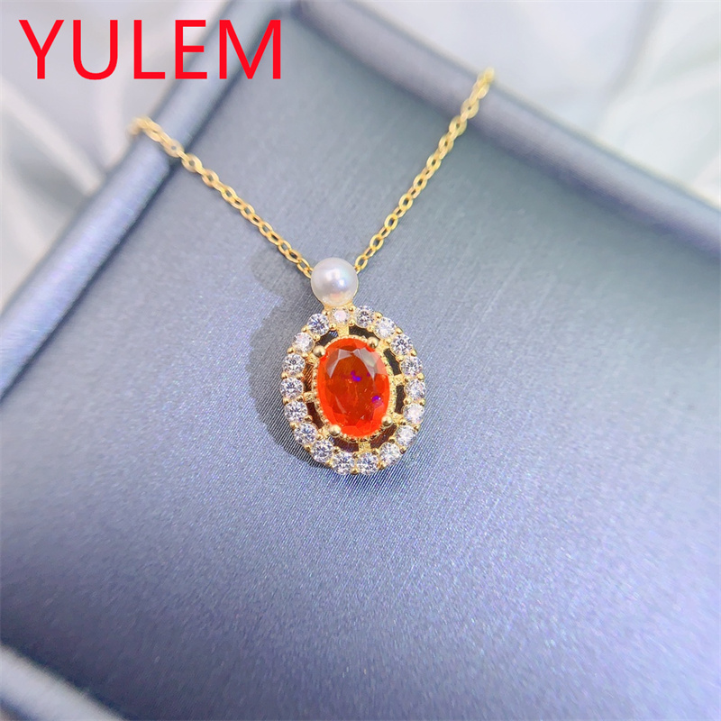 Elegant Natural Orange Opal Pe - Jewelry Making For Birthday Party 리뷰 및 가격