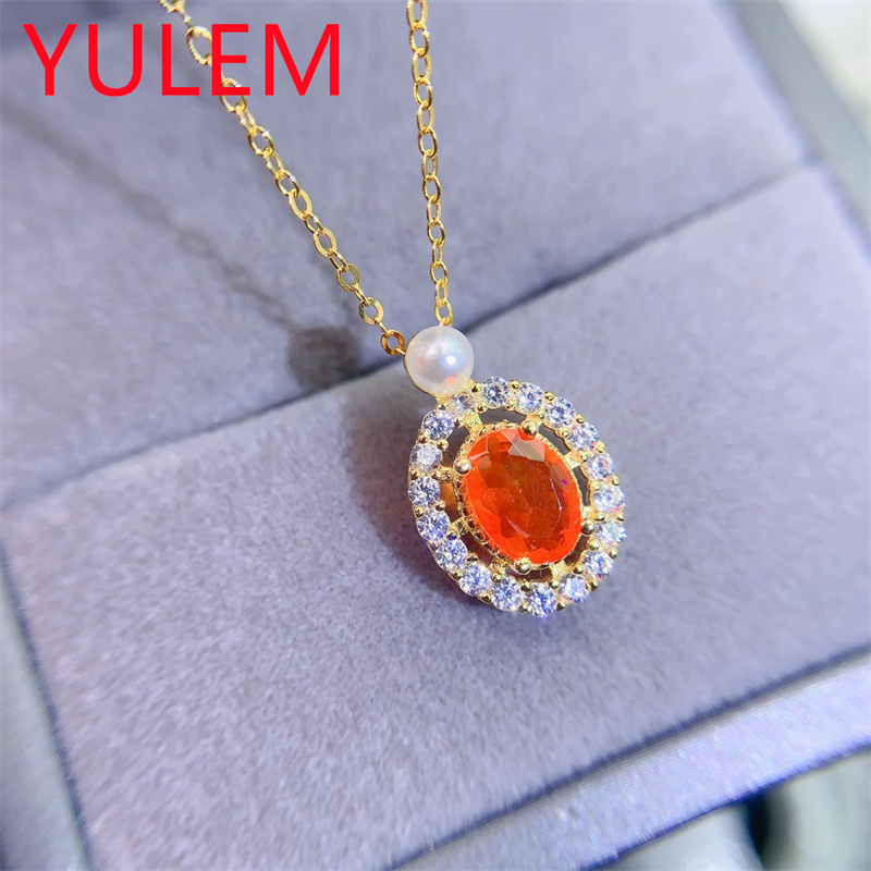 Elegant Natural Orange Opal Pe - Jewelry Making For Birthday Party 리뷰 및 가격