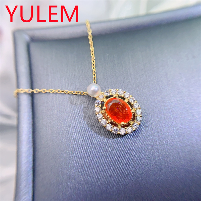 Elegant Natural Orange Opal Pe - Jewelry Making For Birthday Party 리뷰 및 가격