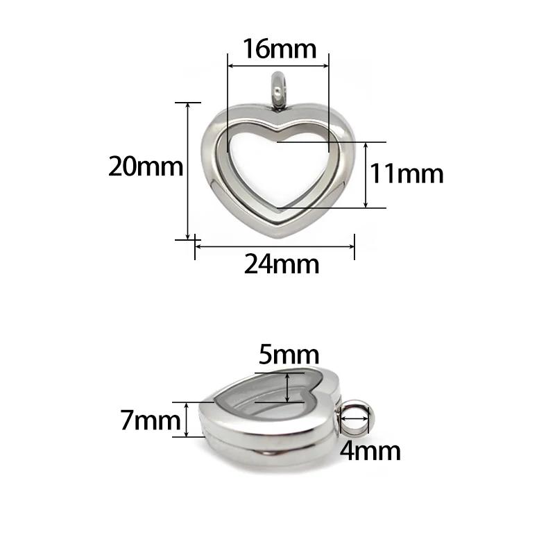 24mm 30mm heart Floating Locke - Jewelry Making For Birthday Party 리뷰 및 가격