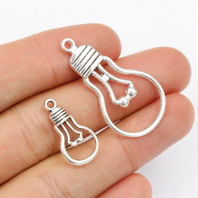 20pcs Light Bulb Charms Pendan - Jewelry Making Light 리뷰 및 가격
