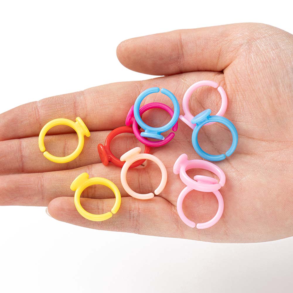 100pcs Clear Plastic Adjustabl - Jewelry Making For 5 Year Old 리뷰 및 가격