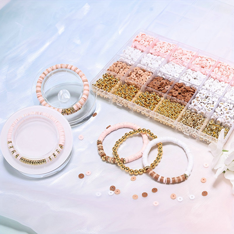 Style DIY Clay Beads Bracelet  - Jewelry Making For Birthday Party 리뷰 및 가격
