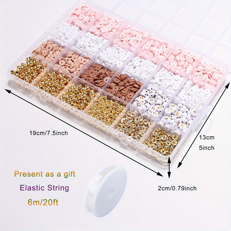 Style DIY Clay Beads Bracelet  - Jewelry Making For Birthday Party 리뷰 및 가격
