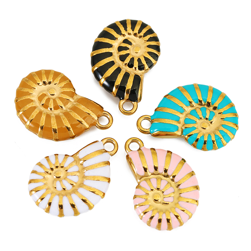 4pcs Stainless Steel Conch Gol - Jewelry Making Tools And Supplies 리뷰 및 가격