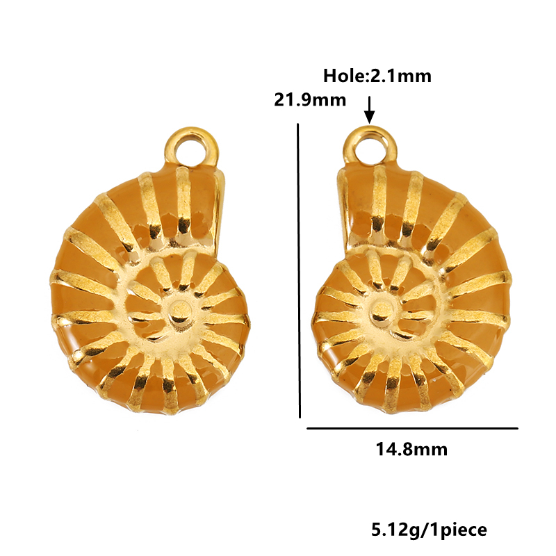 4pcs Stainless Steel Conch Gol - Jewelry Making Tools And Supplies 리뷰 및 가격