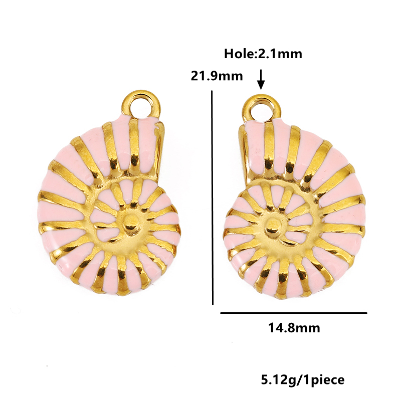 4pcs Stainless Steel Conch Gol - Jewelry Making Tools And Supplies 리뷰 및 가격