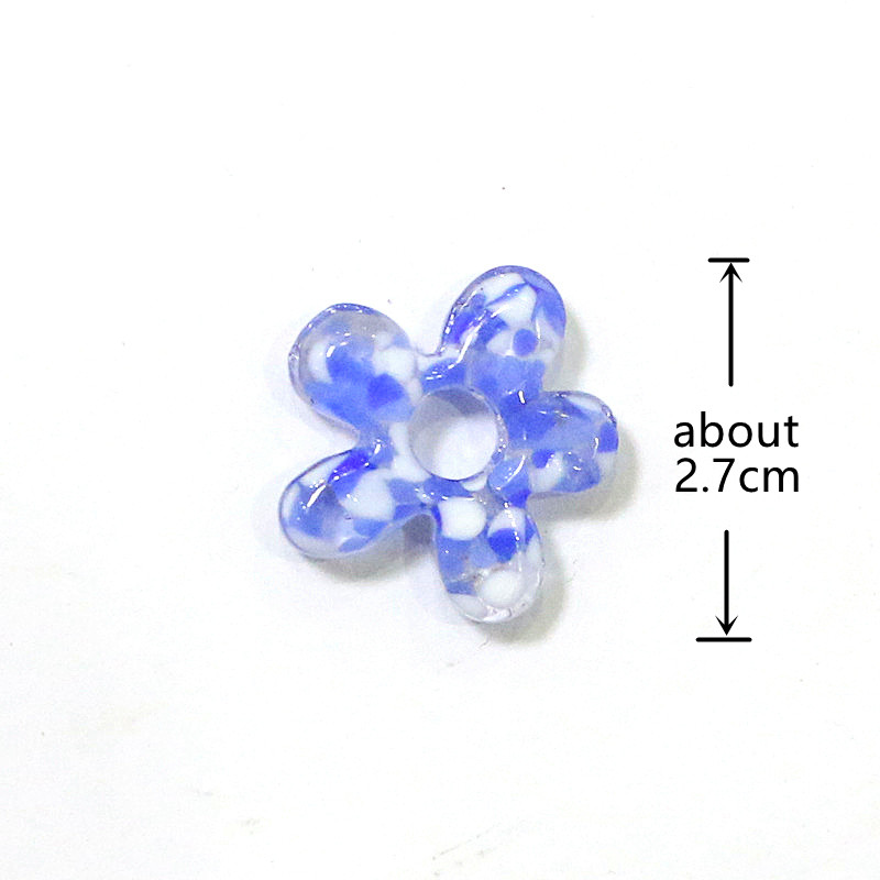 6pcs New Lovely Mini Glass Flo - Jewelry Making For Birthday Party 리뷰 및 가격