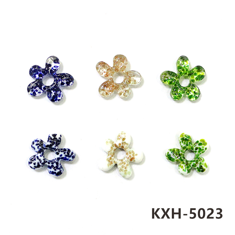 6pcs New Lovely Mini Glass Flo - Jewelry Making For Birthday Party 리뷰 및 가격
