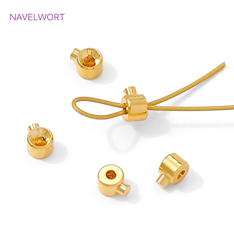 18K Gold Plated Round Crimp En - Jewelry Making Light 리뷰 및 가격