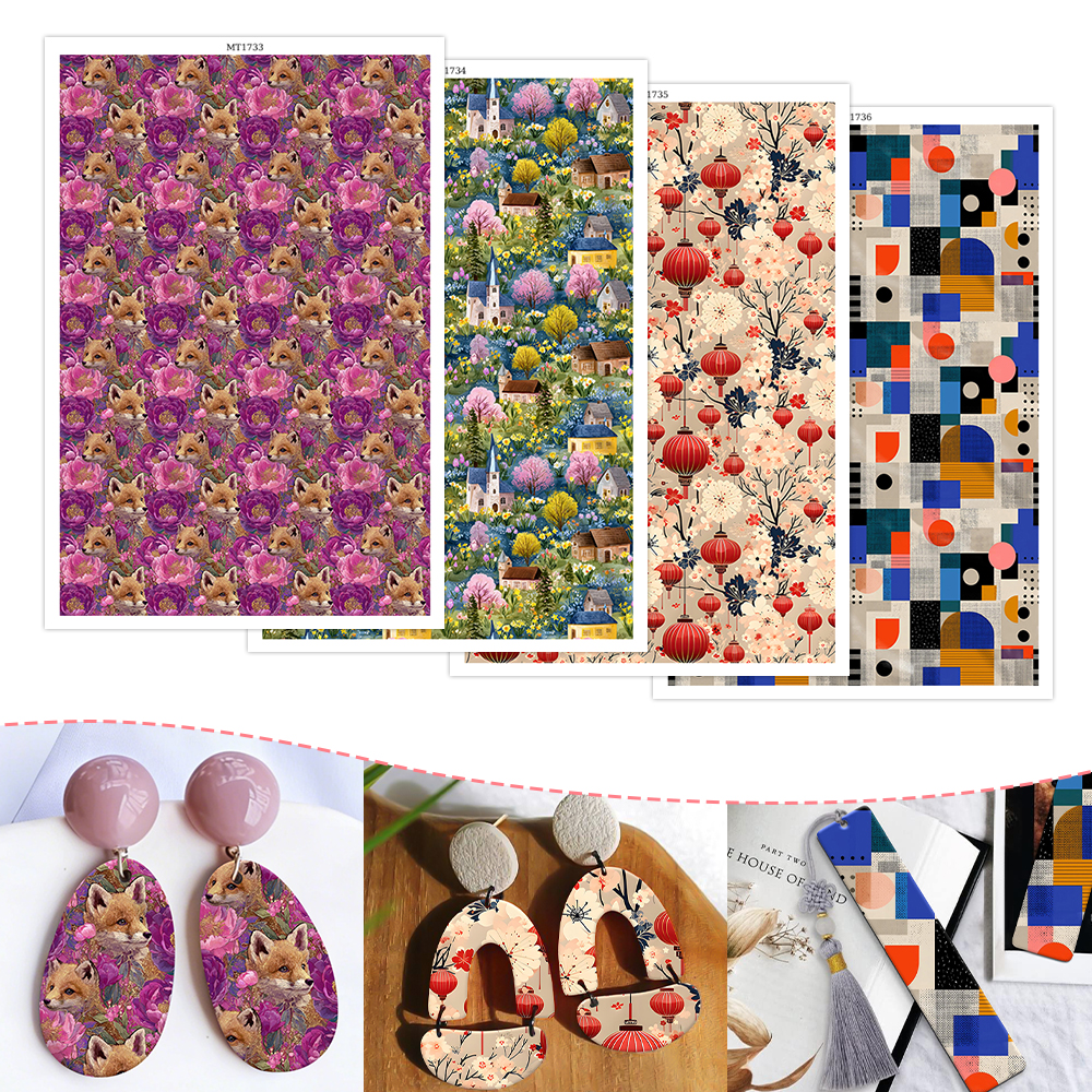 4pcs Transfer Paper Marble Leo - Jewelry Making For Birthday Party 리뷰 및 가격