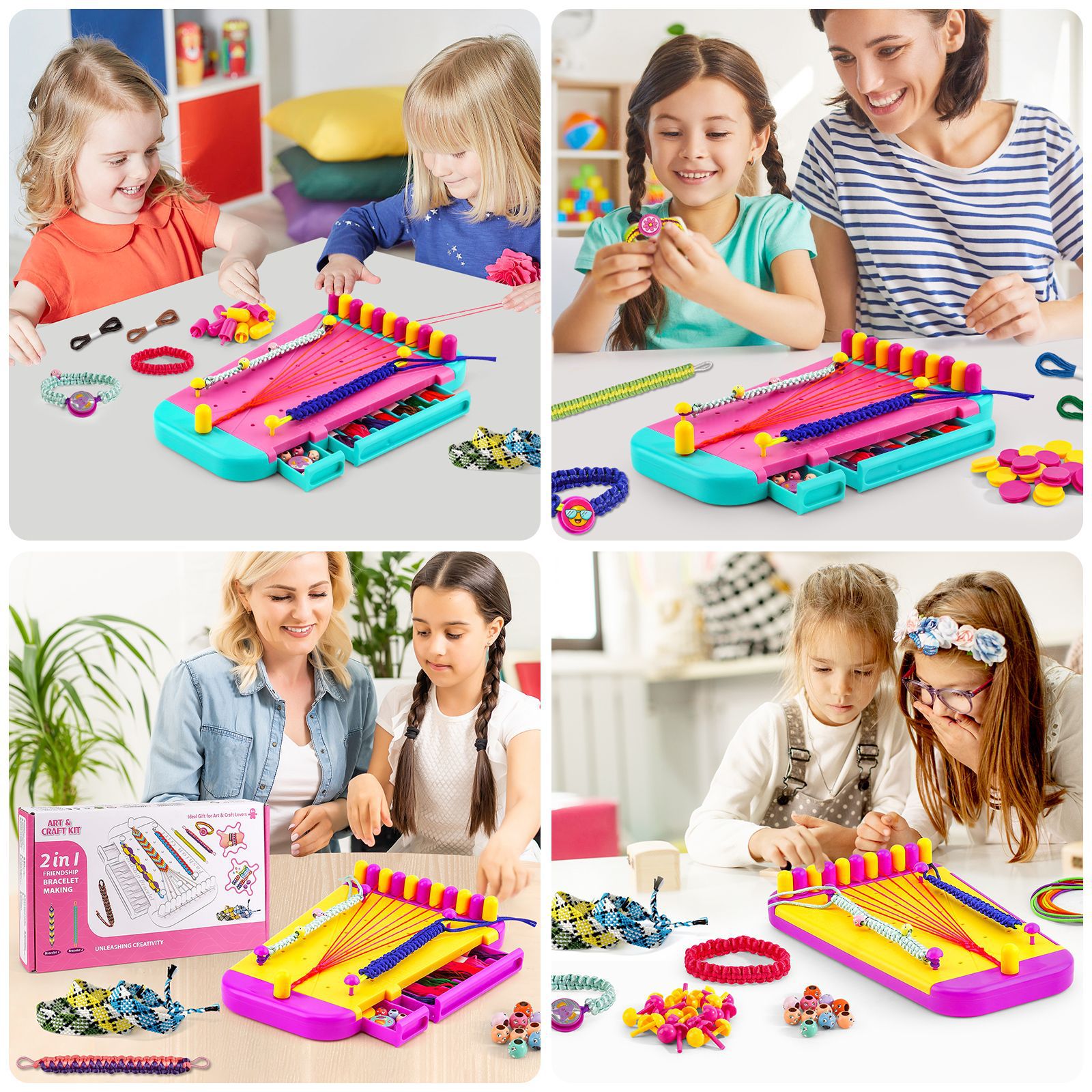 2 In 1 Kids Bracelet Making Ki - Jewelry Making For 5 Year Old 리뷰 및 가격