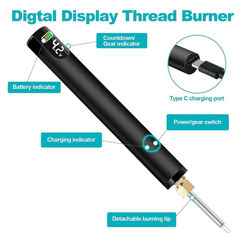 Rechargeable Thread Burner Kit - Jewelry Making Zapper 리뷰 및 가격