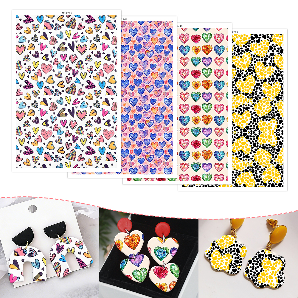 4pc Colorful Love Floral & Pal - Jewelry Making For Birthday Party 리뷰 및 가격