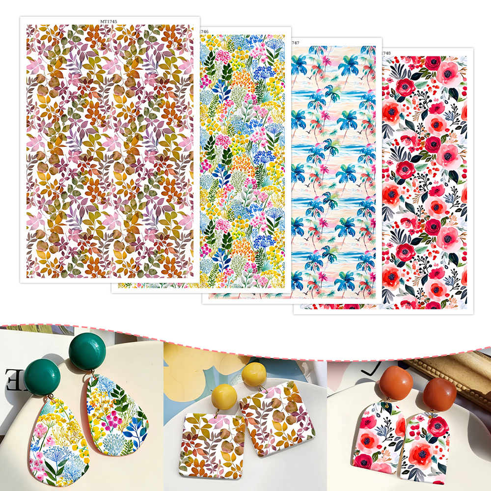 4pc Colorful Love Floral & Pal - Jewelry Making For Birthday Party 리뷰 및 가격