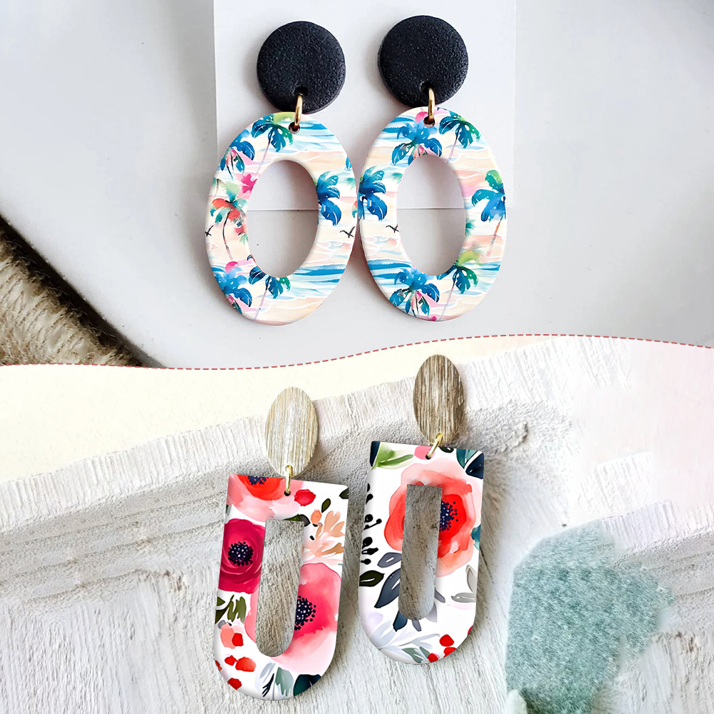 4pc Colorful Love Floral & Pal - Jewelry Making For Birthday Party 리뷰 및 가격
