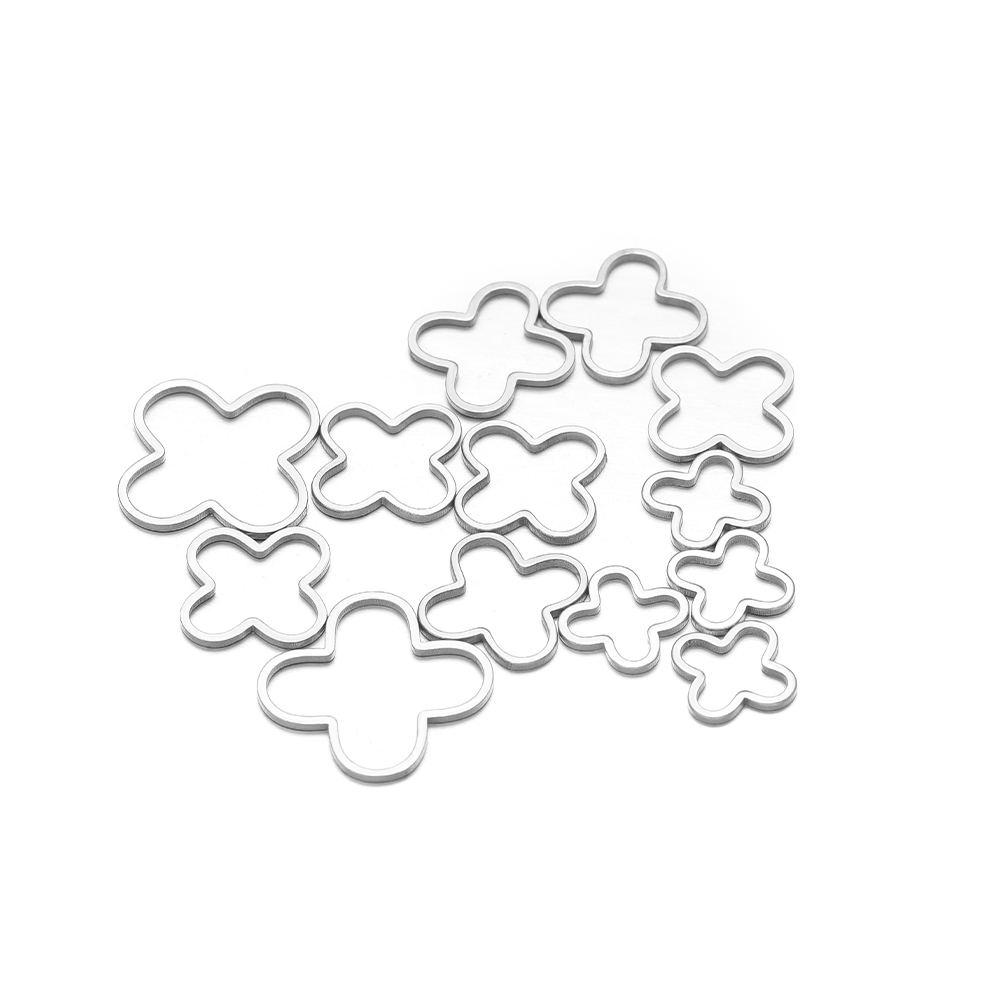 20/50pcs Four Leaf Flowers Cha - Jewelry Making Tools And Supplies 리뷰 및 가격