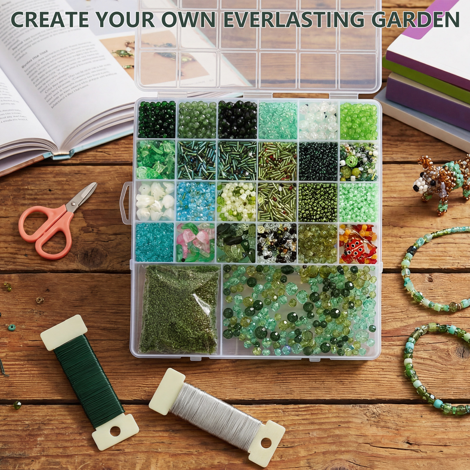 Beaded Plant Kit with Artifici - Jewelry Making Videos Tutorials 리뷰 및 가격