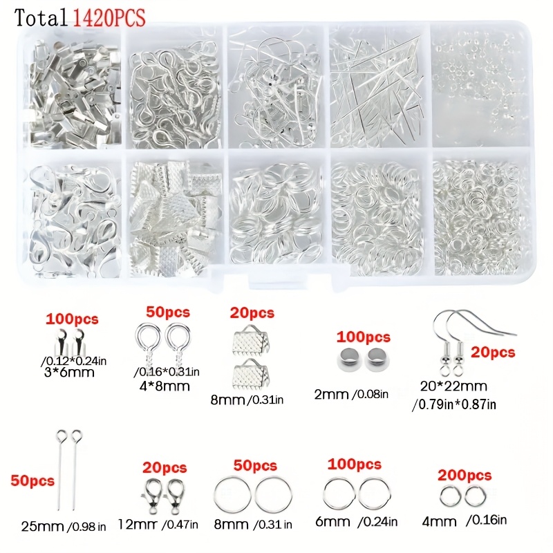 1420pcs 1box Jewelry Findings  - Jewelry Making Tools And Supplies 리뷰 및 가격