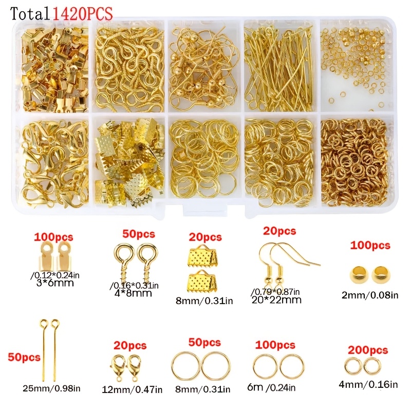 1420pcs 1box Jewelry Findings  - Jewelry Making Tools And Supplies 리뷰 및 가격
