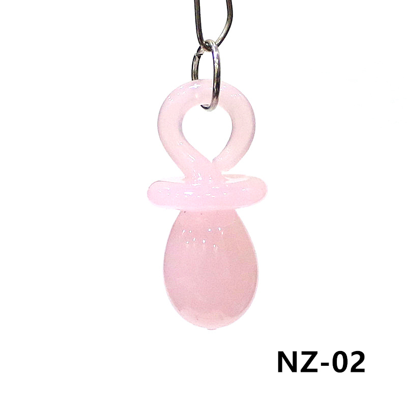 1PC Mini Glass Pacifier Charm  - Jewelry Making For Birthday Party 리뷰 및 가격