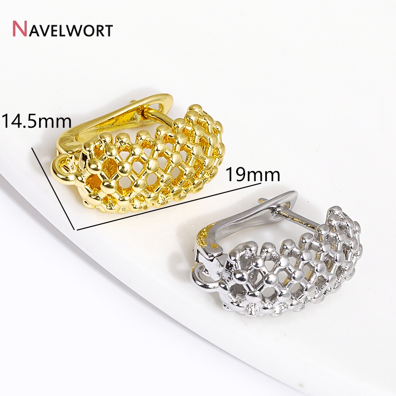 18K Gold Plated Brass  Hollow  - Jewelry Making Pins 리뷰 및 가격