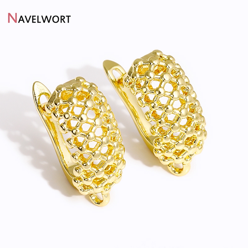 18K Gold Plated Brass  Hollow  - Jewelry Making Pins 리뷰 및 가격