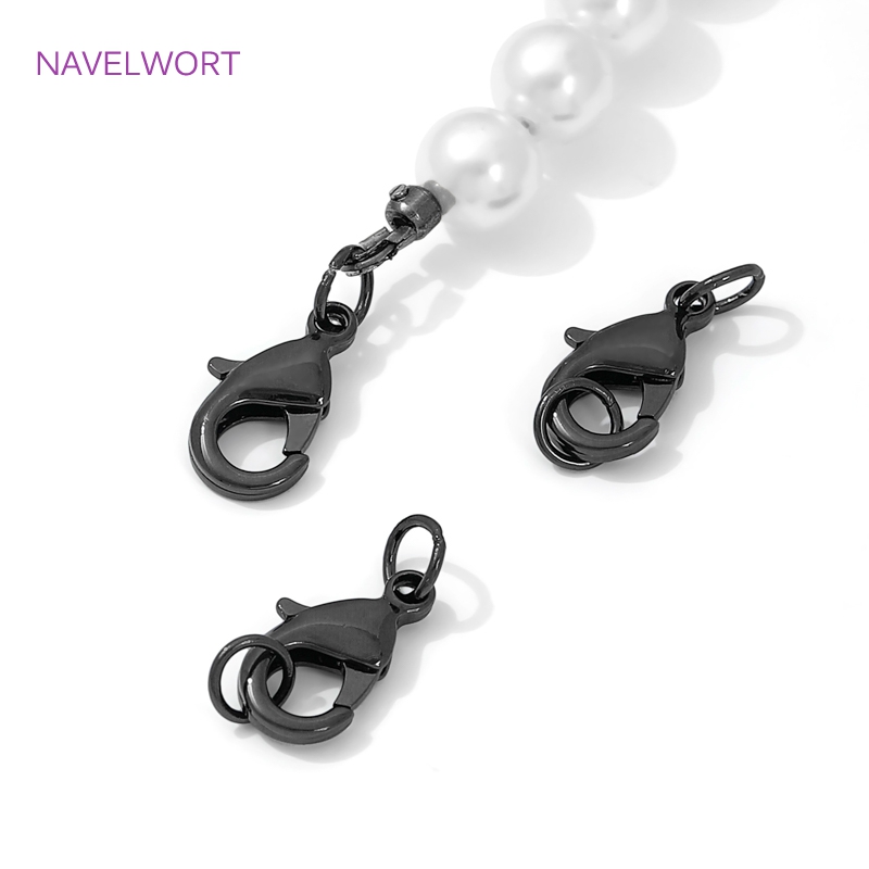 Black Color Brass Lobster Clas - Jewelry Making Name 리뷰 및 가격